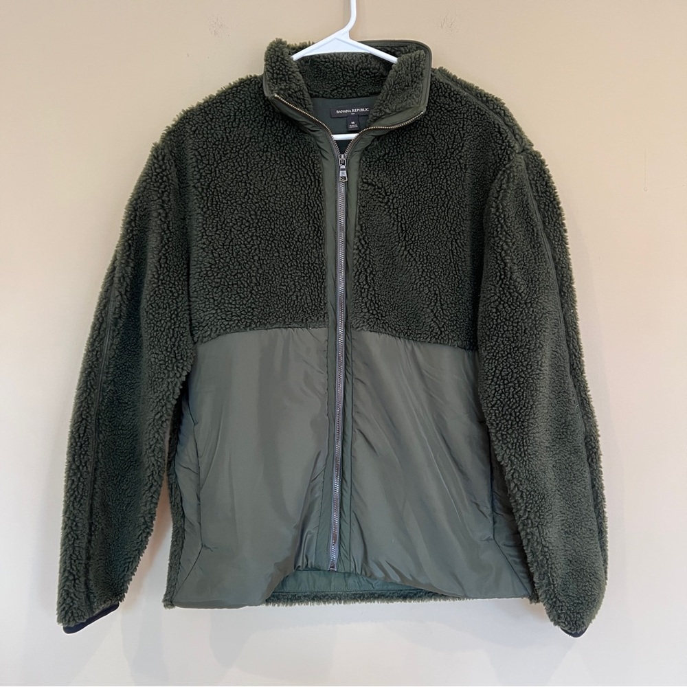 NWOT Banana Republic Men’s Fuzzy Jacket